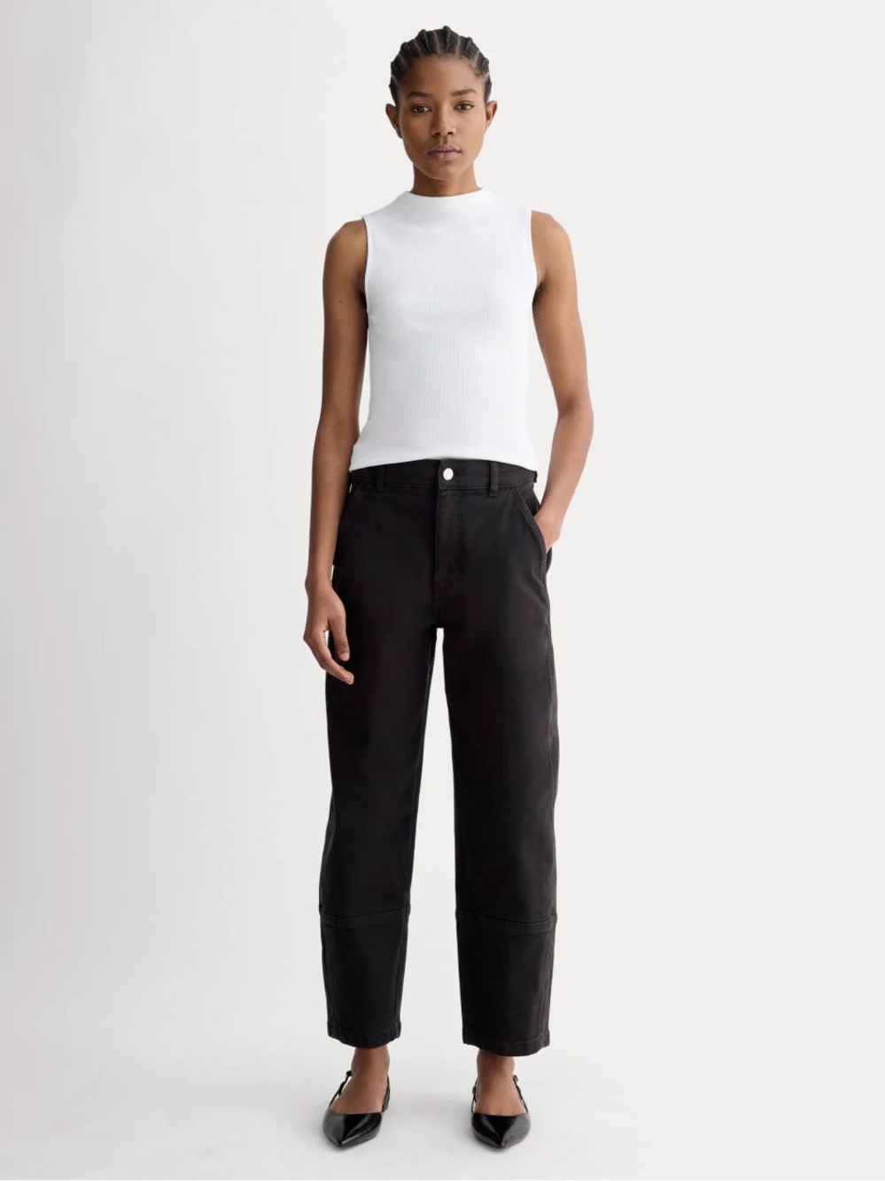Everlane Utility Barrel Jeans Black 00